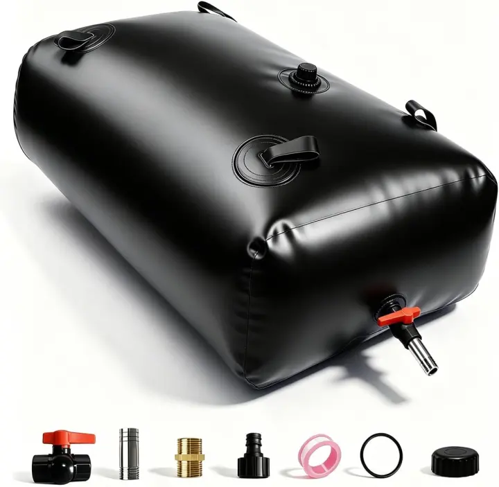 100 Gallon PVC Water Bladder Tank — 2000D Portable Reservoir