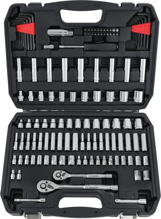 123-Piece Mechanic's Socket and Tool Set with Case