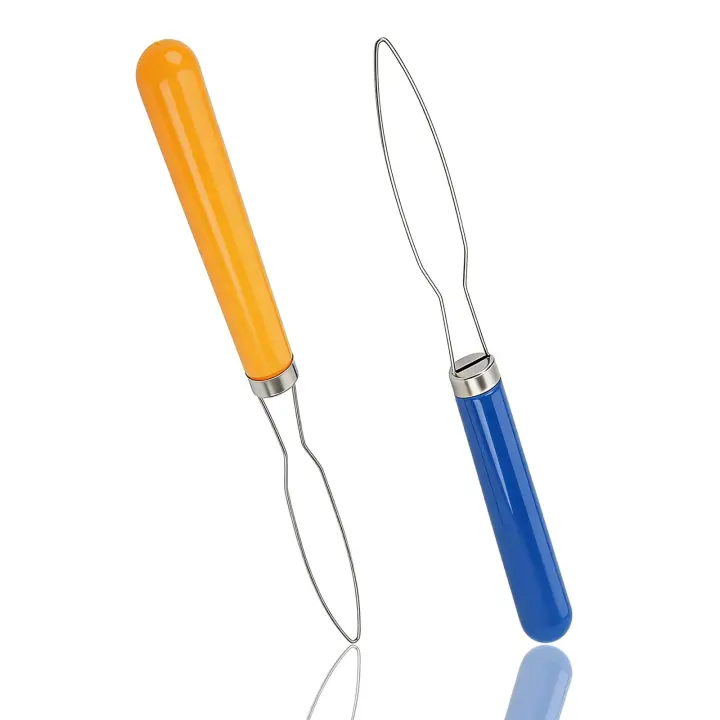2-Pack Button Hook Dressing Aid with Cushioned Grip