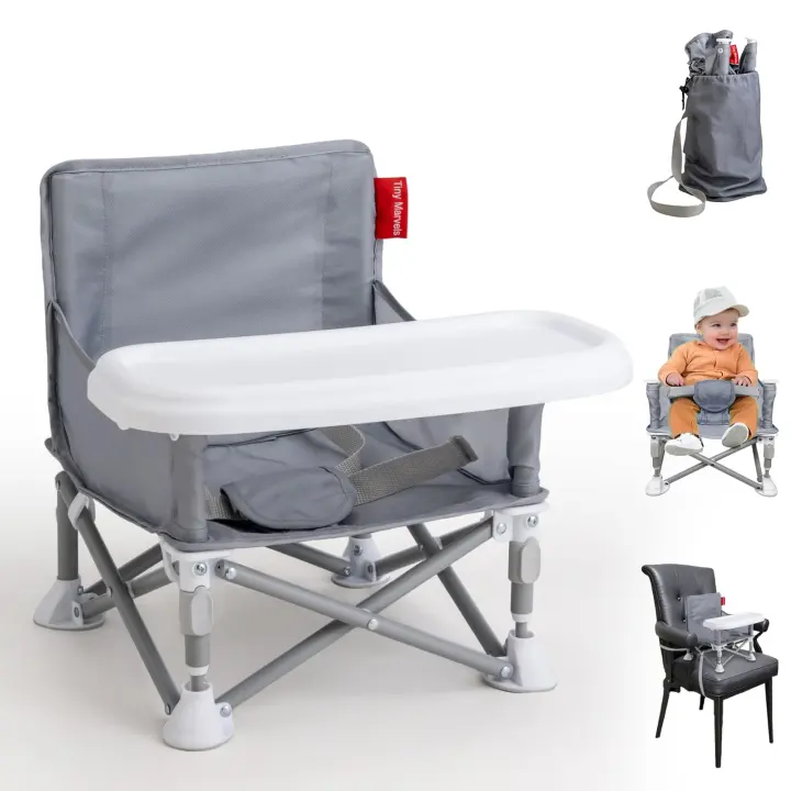 3-in-1 Portable Baby High Chair — Travel, Booster & Floor Seat