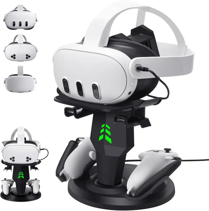 alcopanda VR Headset Charging Stand for Meta Quest 3 / 3S / Quest 2
