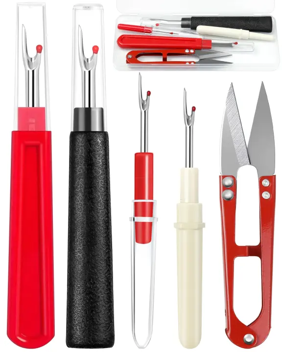 FIVEIZERO Seam Ripper & Scissors Sewing Kit — 2 Large + 2 Small