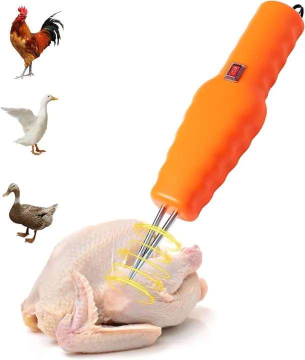Handheld Chicken Plucker — Electric Rechargeable Feather Remover