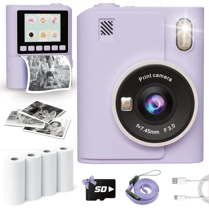 Kids Instant-Print Camera — Portable Thermal Photo Toy