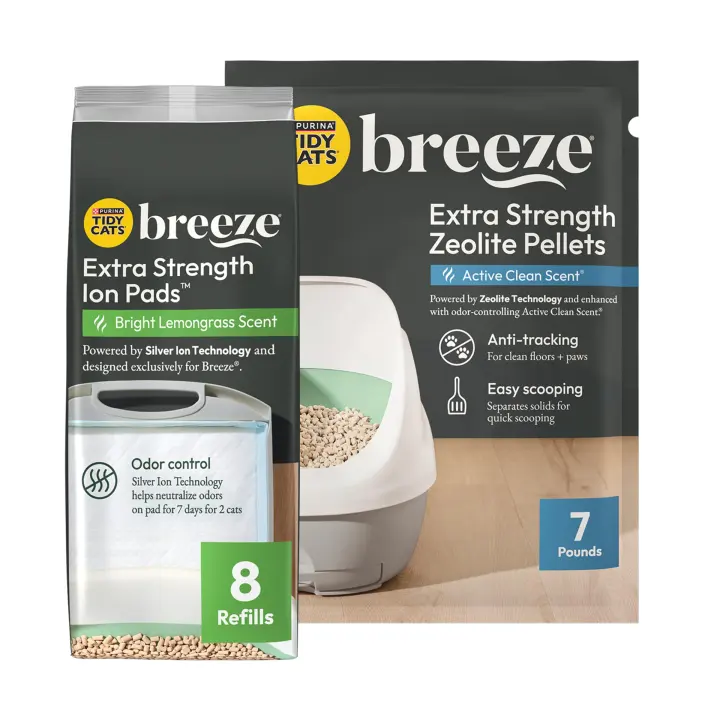 Purina Tidy Cats Breeze Extra Strength Refill Bundle — Cat Litter