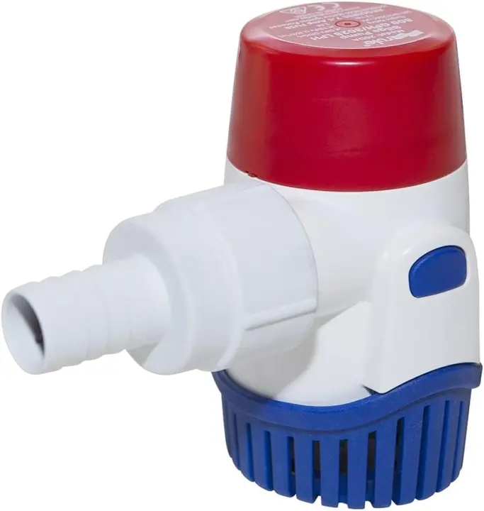 Rule 20DA 12V Submersible Bilge Pump — Non-Auto, 800 GPH, 3/4" Thread