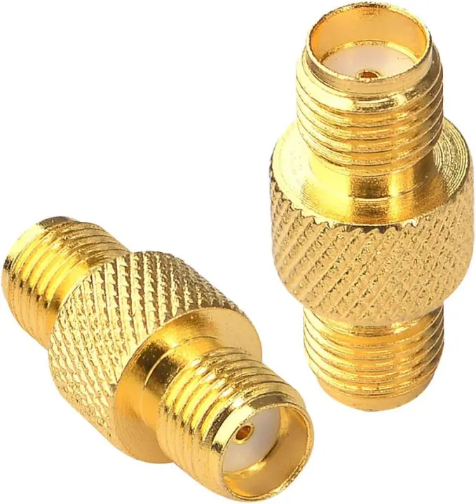 SMA Female-to-Female Barrel Adapter — 2-Pack SMA Couplers