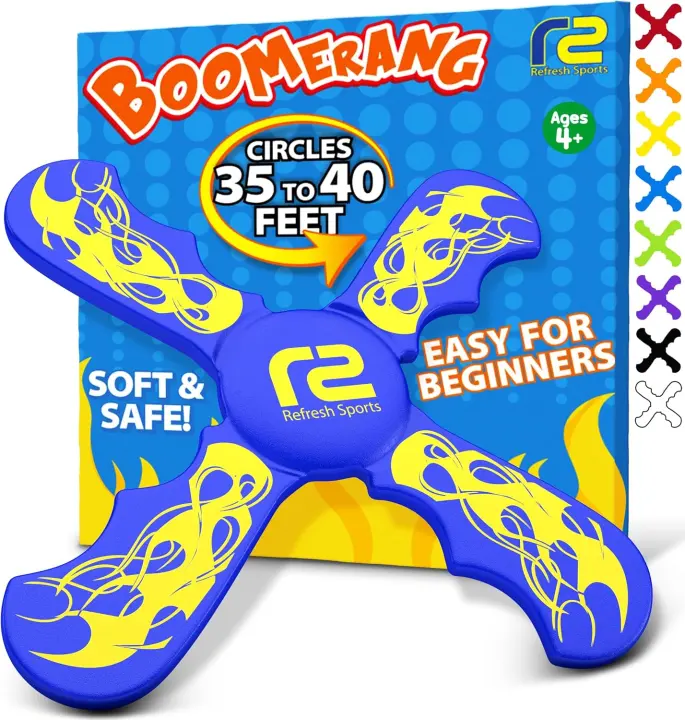 Soft EVA Foam Boomerang for Kids — Safe Outdoor Toy