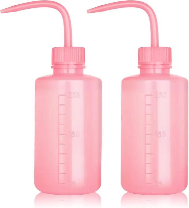 Tattoo Wash Squeeze Bottles — 2-Pack 250ml Flexible Water Dispensers