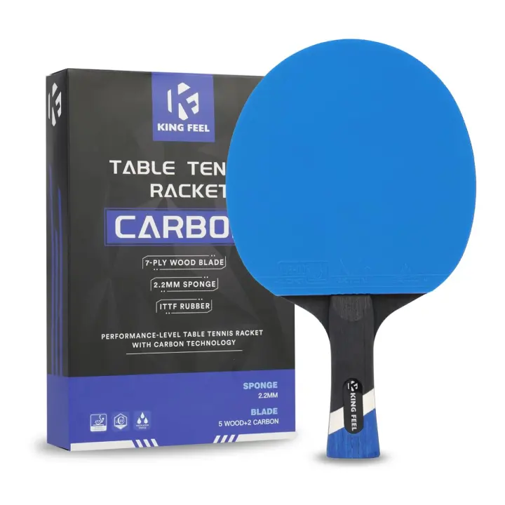 Tournament-Grade Table Tennis Racket — Lightweight Carbon Paddle