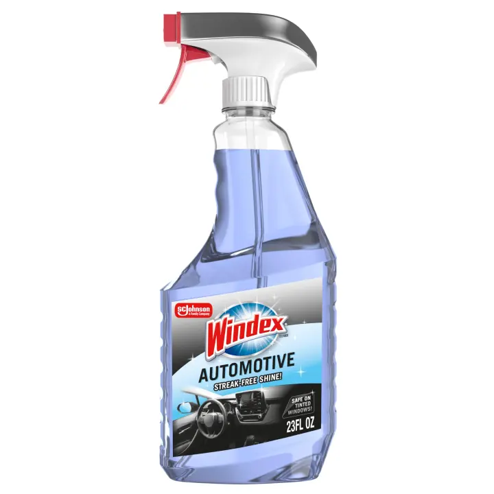 Windex Automotive Glass Cleaner Spray — 23 oz Vehicle & Window Cleaner